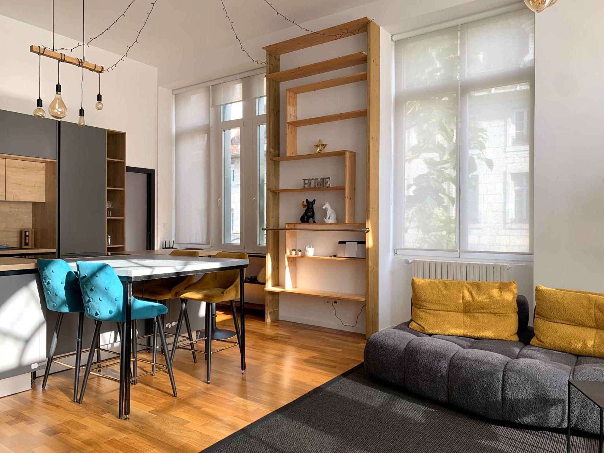 Les Fabuleux Appartements Du Coeur De Ville - Place Victor Hugo Besanzón Exterior foto